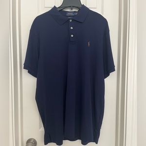 Men’s Dark Navy Blue Polo Shirt (XL)